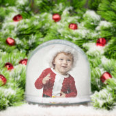 スノーグローブと2枚の写真 (クリスマス)