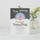 スノーグローブウィンタースノーハウスウォーミングホリデーパーティー 招待状 (スタンド正面)