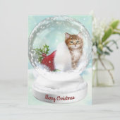 スノーグローブクリスマスキットインストッキング シーズンカード (スタンド正面)