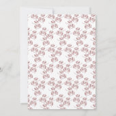 スノーグローブクリスマスパーティーベリースリグ招待状 招待状 (裏面)