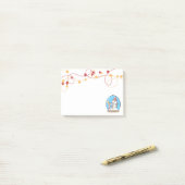 スノーグローブクリスマスペンギンのポストイットノート ポストイット (デスク上)