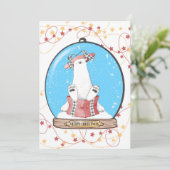 スノーグローブクリスマスポーラーベアーカード (スタンド正面)