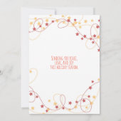 スノーグローブクリスマスポーラーベアーカード (裏面)