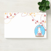 スノーグローブクリスマスポーラーベアーノート ポストイット (オフィス)