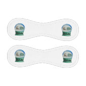 スノーグローブグラスボールウィンターワンダーランドクリスマス 野球ボール (パネル)