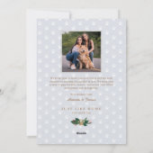 スノーグローブグレーソフホームペットシティングビジネス シーズンカード (裏面)