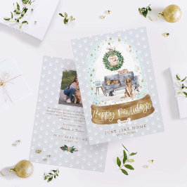 スノーグローブグレーソフホームペットシティングビジネス シーズンカード