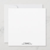 スノーグローブホリデーカード シーズンカード (裏面)