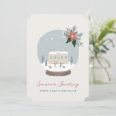 スノーグローブホリデーカード シーズンカード (スタンド正面)