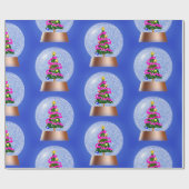 スノーグローブラッピング紙 ラッピングペーパー (フラット)