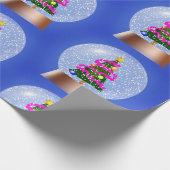 スノーグローブラッピング紙 ラッピングペーパー (角)