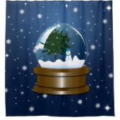 スノーグローブ シャワーカーテン (正面)