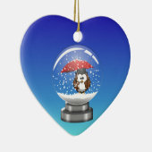 スノーグローブ セラミックオーナメント (右)