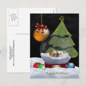 スノーグローブ ポストカード (正面/裏面)