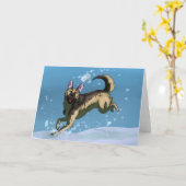 スノーゲーム カード (黄色い花)