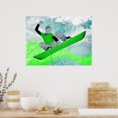 スノーコア。 ポスター (キッチン)