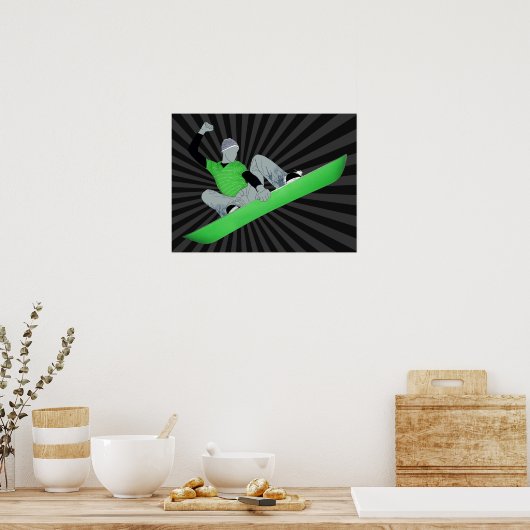 スノーコア。 ポスター (キッチン)