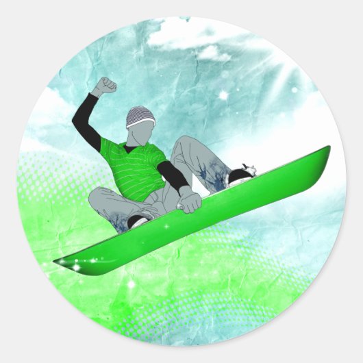 スノーコア。 ラウンドシール (正面)