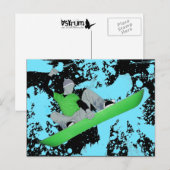 スノーコア。1. ポストカード (正面/裏面)