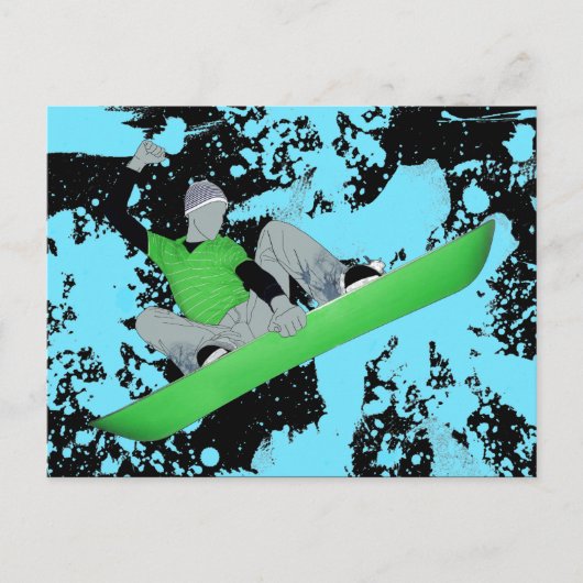 スノーコア。1. ポストカード (正面)