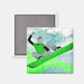 スノーコア。1. マグネット (正面/裏面)