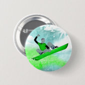 スノーコア。1. 缶バッジ (正面&裏面)