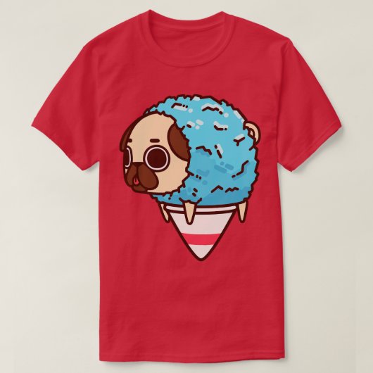 スノーコーンピューリー Tシャツ (デザイン正面)