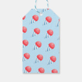 スノーコーン子供の誕生日ありがとう ギフトタグ (裏面)