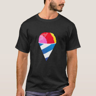 スノーコーンSNOかきアイスデザートスイーツアイスクリーム Tシャツ
