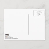 スノーゴースの歩く感謝のポストカード ポストカード (裏面)