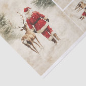 スノーサンタとトナカイ 薄葉紙 (詳細)