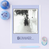 スノーシャベルを持つ残念な少年 チラシ (シングル)