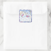 「スノーシューイング」ホリデースタンプ スクエアシール (バッグ)