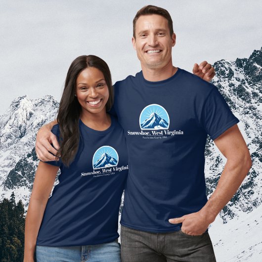 スノーシューウェストバージニアのスキーリゾートのお土産ギフト Tシャツ