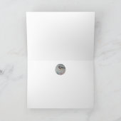 スノーシューウサギ&《鳥》アメリカゴガラバードウォーターカラーアート カード (内部)