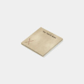 スノーシューズオンオールド紙 ポストイット (アングル)