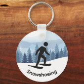 スノーシューデザイン キーホルダー (正面)