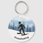 スノーシューデザイン キーホルダー (裏面)