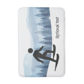 スノーシューデザイン バスマット (正面縦)