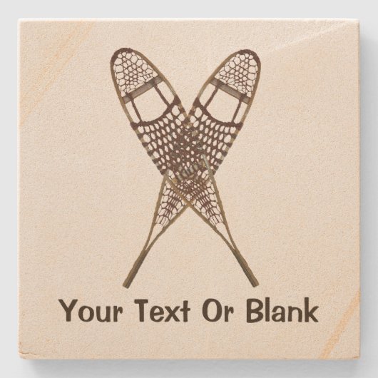 スノーシュー ストーンコースター (正面)