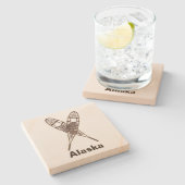 スノーシュー ストーンコースター (横)