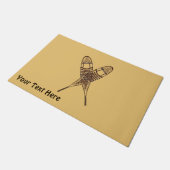 スノーシュー ドアマット (アングル)