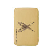 スノーシュー バスマット (正面縦)