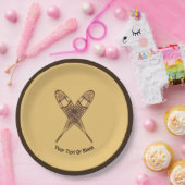 スノーシュー ペーパープレート (パーティー)