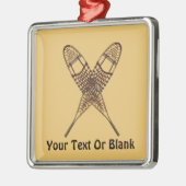 スノーシュー メタルオーナメント (左)