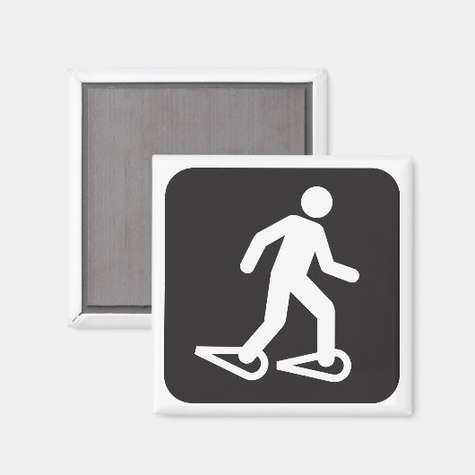 スノーショイング用シンボル磁石 マグネット (正面/裏面)