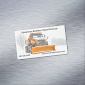 スノーショベル除去会社マーケティング マグネット名刺 (インサイチュ)