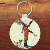 スノーショベル キーホルダー (正面)