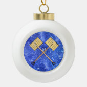 スノーショベル セラミックボールオーナメント (正面)