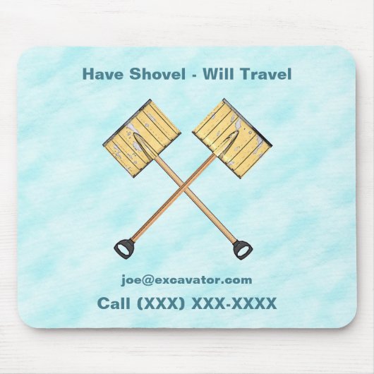 スノーショベル マウスパッド (正面)